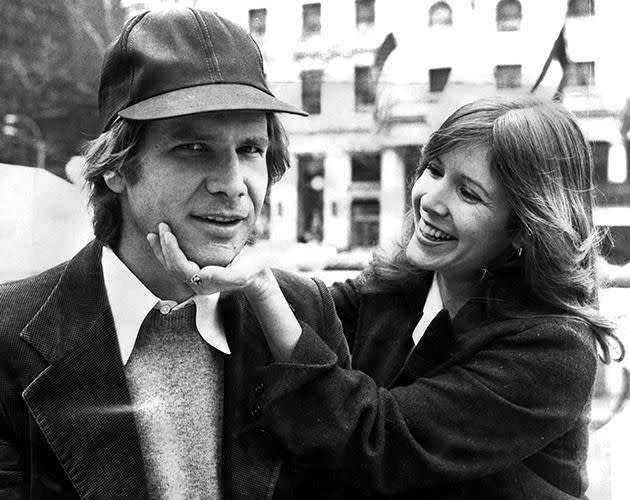 Carrie and Harrison first hooked up in 1976. Source: Getty