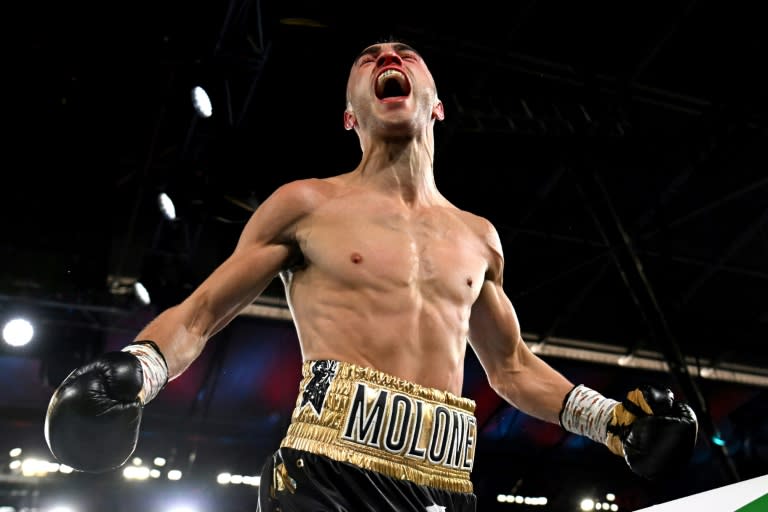 Jason Moloney of <a class="link " href="https://sports.yahoo.com/soccer/teams/australia-women/" data-ylk="slk:Australia;elm:context_link;itc:0">Australia</a> won his first world title with a majority decision over Filipino rival Vincent Astrolabio to capture the WBO bantamweight crown