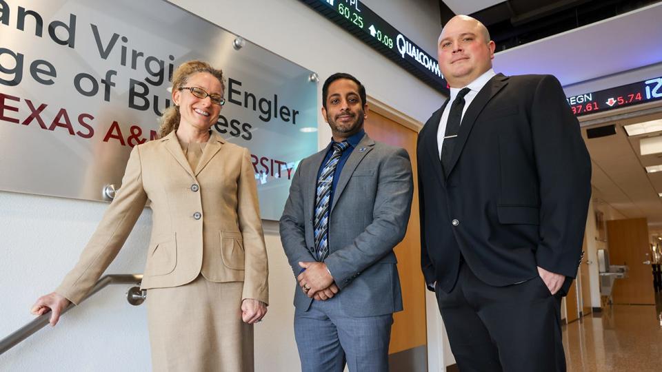 Dr. Jillian Yarbrough, clinical assistant and professor of business management, Dr. Rahul Chauhan, associate professor of management and McCray Professor of Business, and Randy Cazarez, human resources director at Panhandle Community Services; know the importance of the new strategic human resources master's degree program at West Texas A&M University.