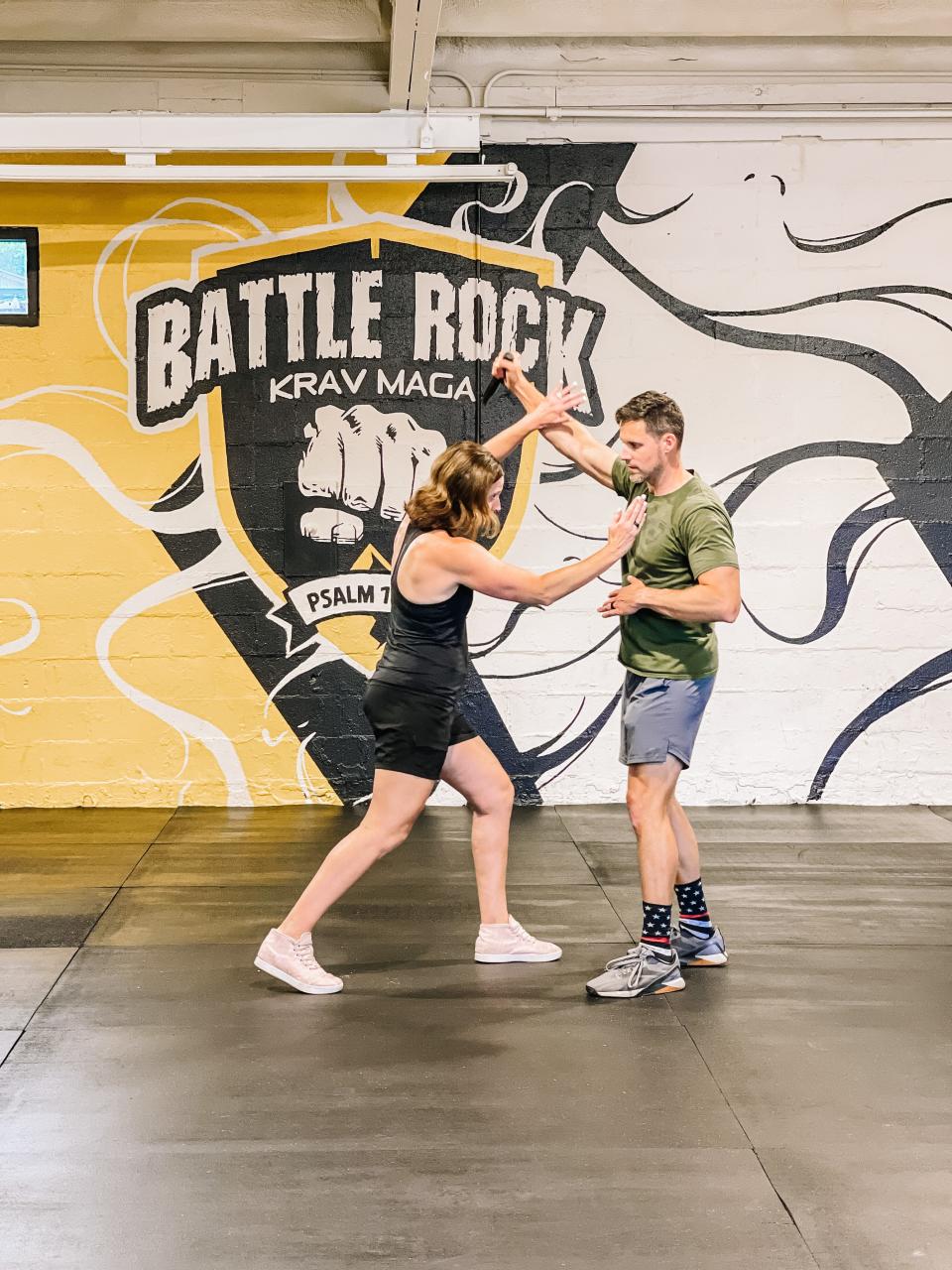 Janice and Todd Mills, owners of the Battle Rock Krav Maga gym in Fountain City, said they are constantly practicing and learning when it comes to Krav Maga. “Before we moved locations we were limited; when we found this space it gave us the desire to offer workouts and specialty courses,” said Janice Mills. “It has been really cool to grow that over time to reach more people.”
May 10, 2022.