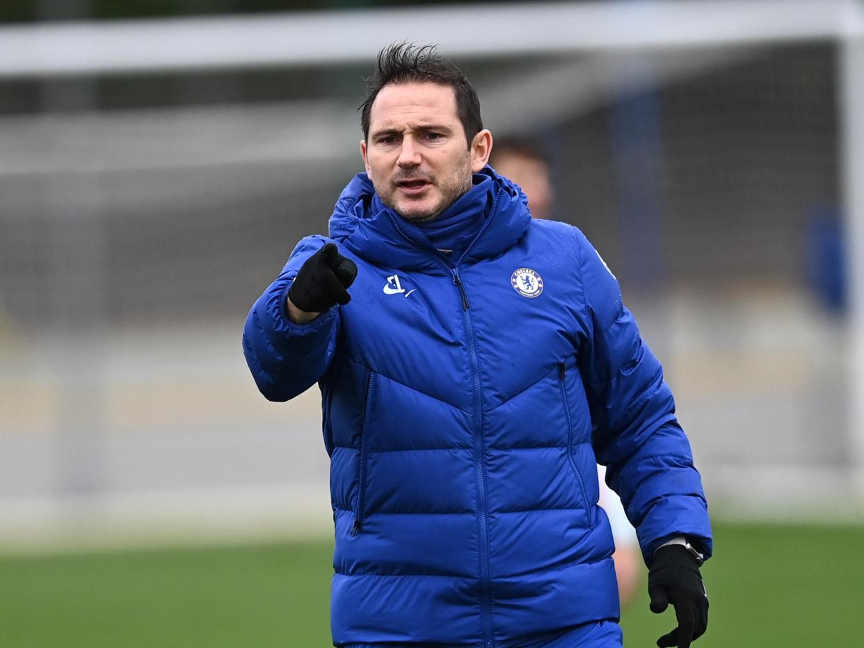 Former Chelsea manager Frank Lampard  (Chelsea FC via Getty Images)