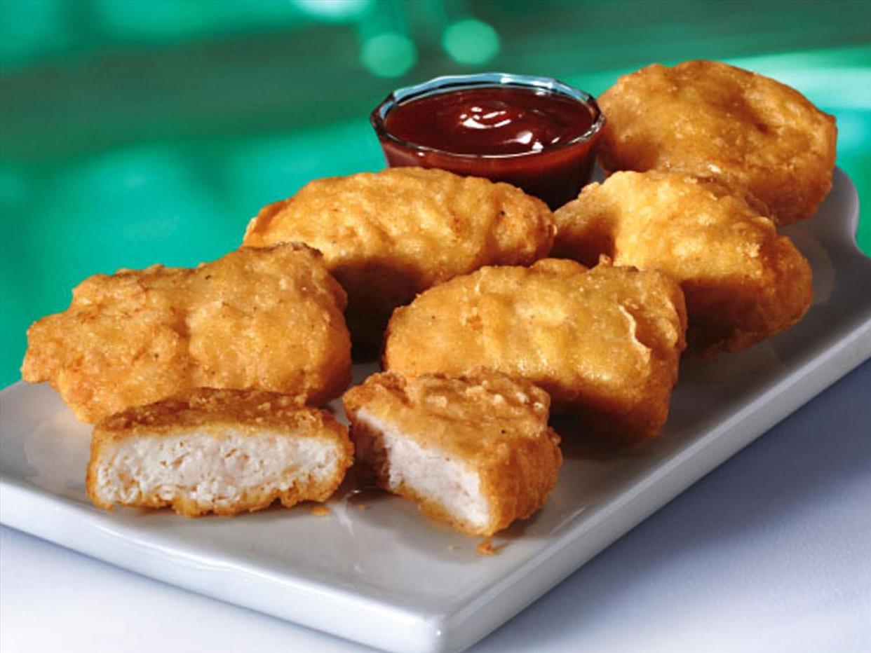 McDonald's white meat Chicken McNuggets, photo