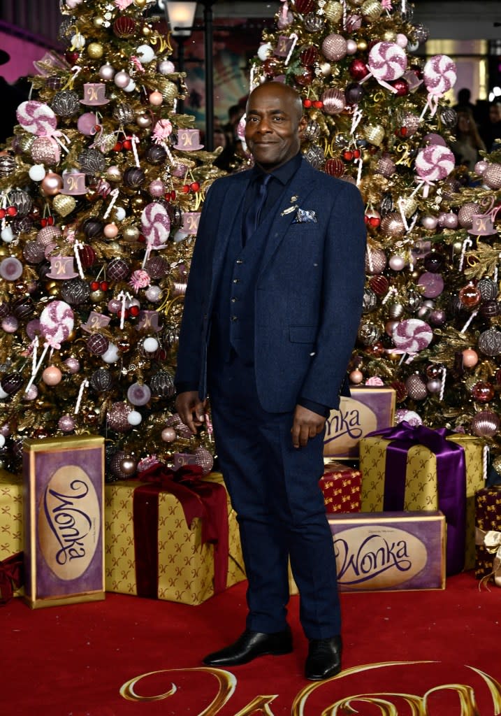 Paterson Joseph attends the Warner Bros. Pictures world premiere of “Wonka” at The Royal Festival Hall on November 28, 2023 in London, England. (Photo by Gareth Cattermole/Getty Images)