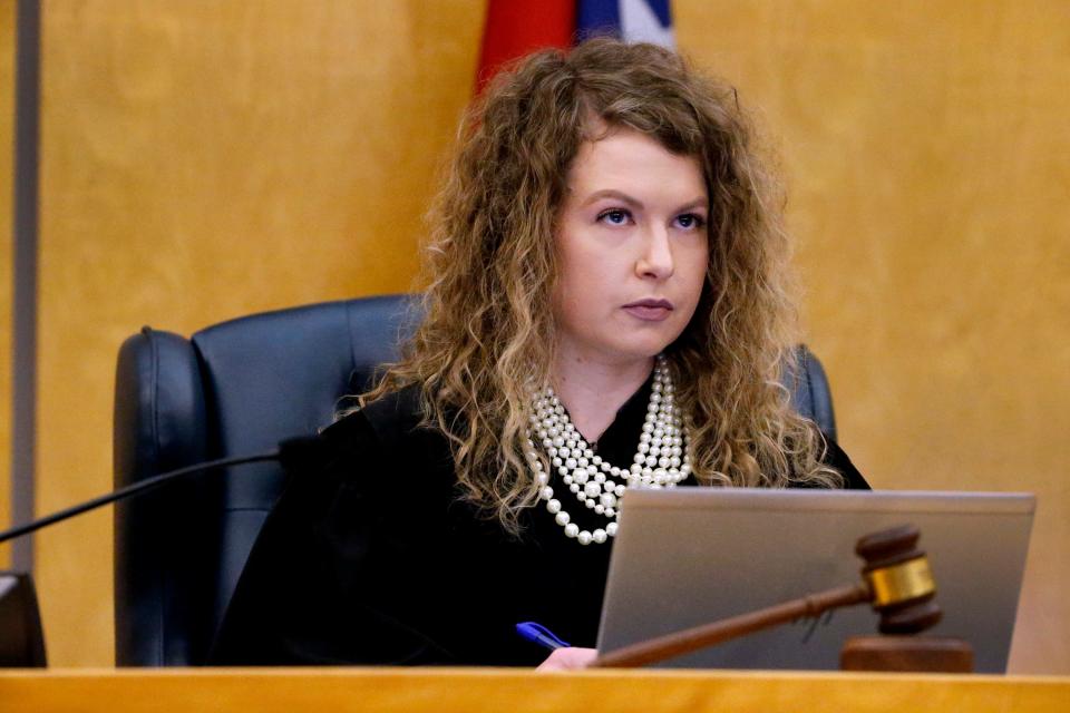 Judge Brittany Stevens presides over Smyrna’s General Session Court on Tuesday, Oct. 24, 2023.