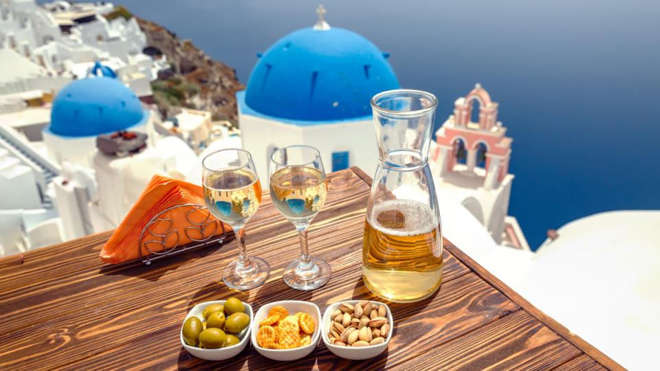 Santorini White Wine