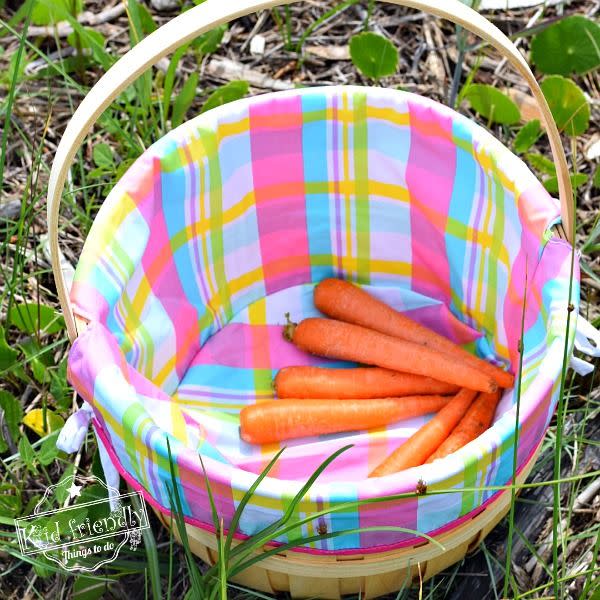 easter games for kids carrot toss