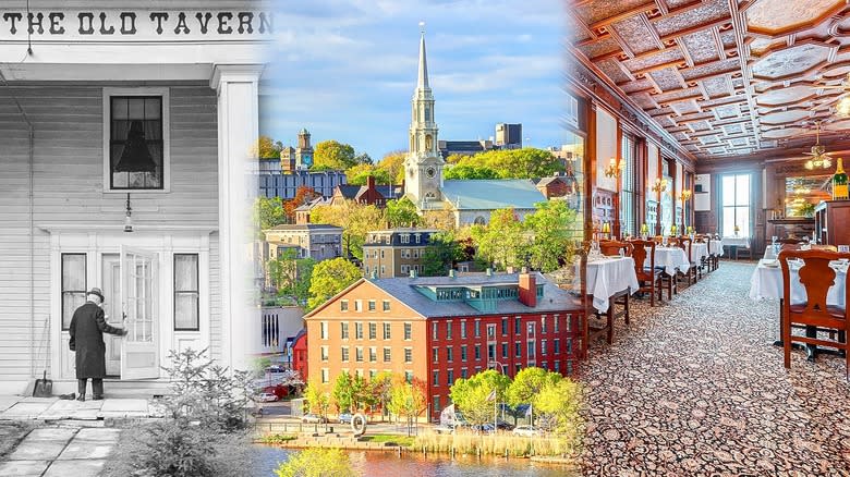 Old scenes of New England restaurants