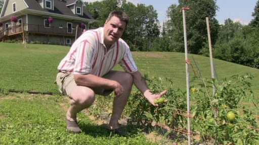 Pascal Miche says he chooses his tomatoes with the same care that vintners select their grapes, and puts them through the same paces: crushing, soaking, fermenting and pressing