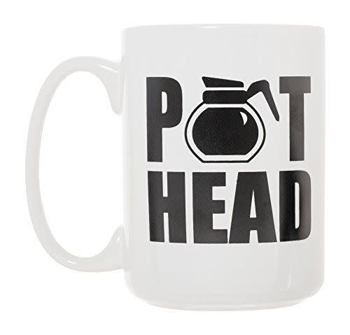 30) Pot Head Coffee Mug