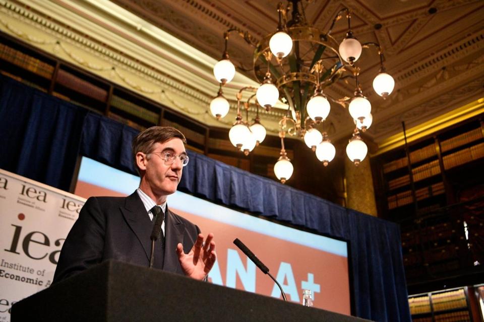 Mr Rees-Mogg insisted the UK can have a 'fantastic Brexit' (Neil Hall/EPA)