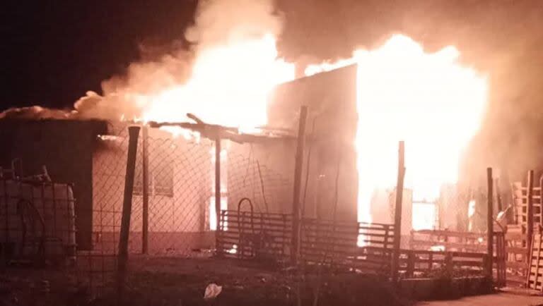 Incendio en una casa en Neuquén