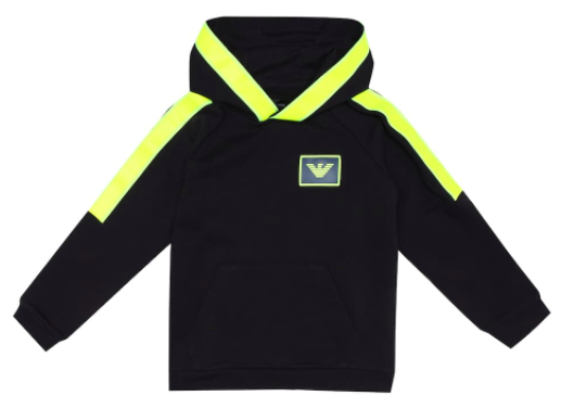 Emporio Armani Kids cotton-blend hoodie, S$171, (was S$285), 40% off. PHOTO: Mytheresa