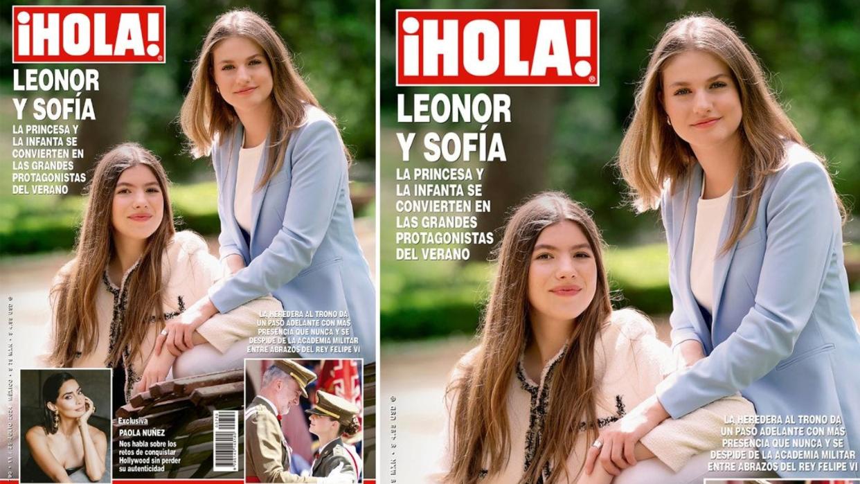 Leonor y Sofía en la revista ¡HOLA!