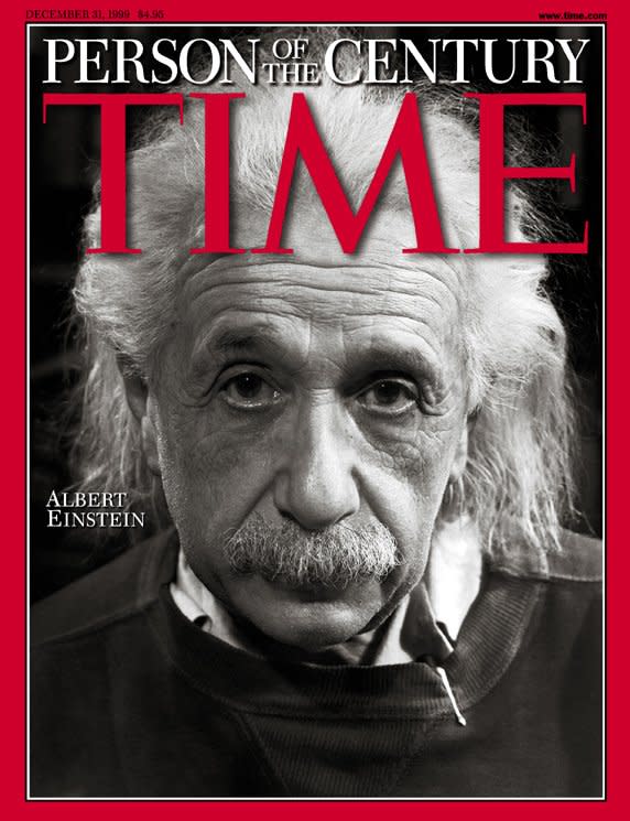 Albert Einstein graces the cover of the December 31 issue of Time magazine. On March 3, 1923, Time magazine published its first issue. UPI File Photo