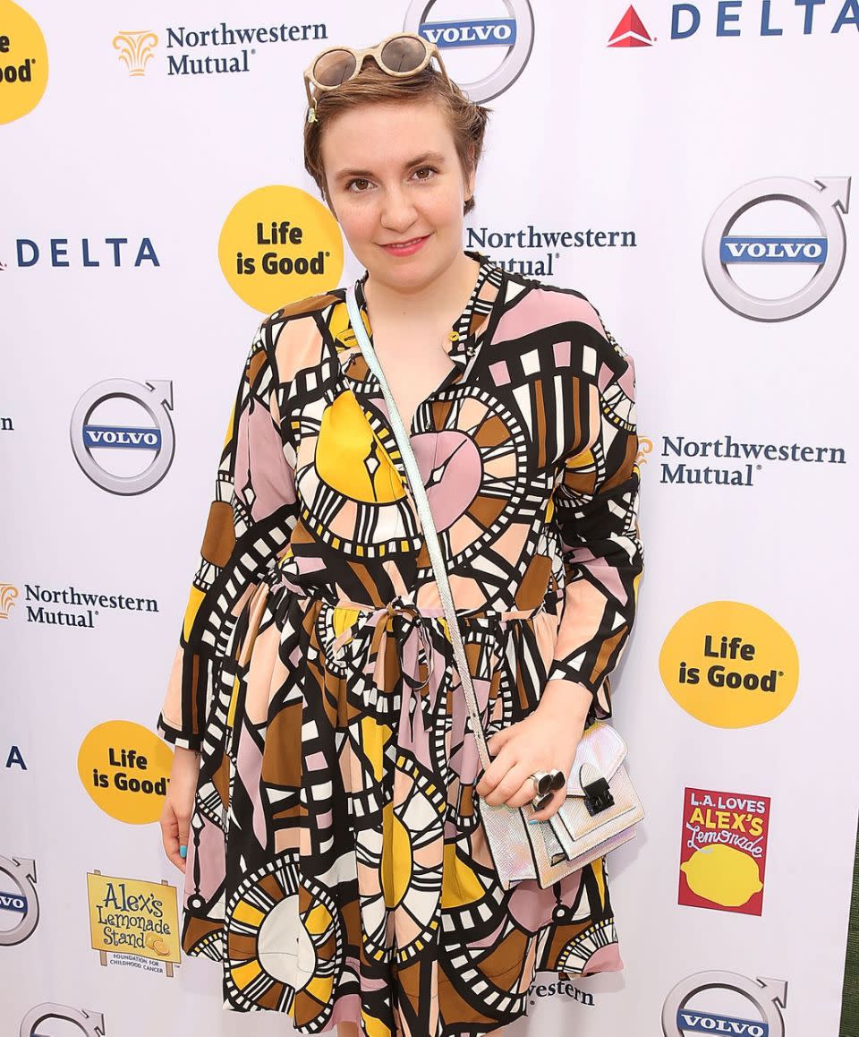 Lena Dunham talks about working out.