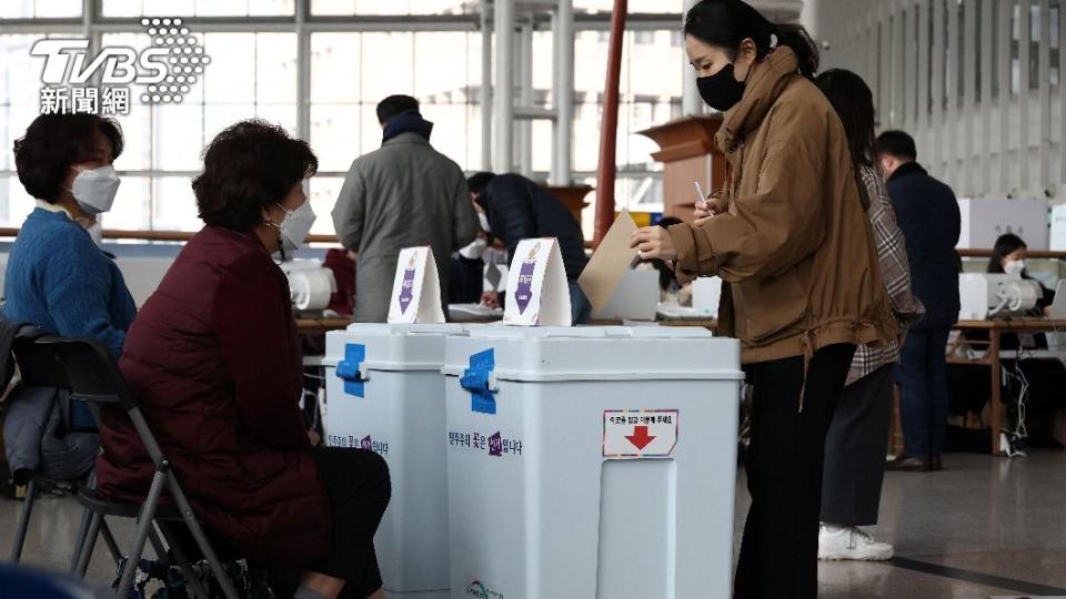 南韓目前正在進行總統大選的缺席投票，正式選舉日為9日。（圖／達志影像路透社）