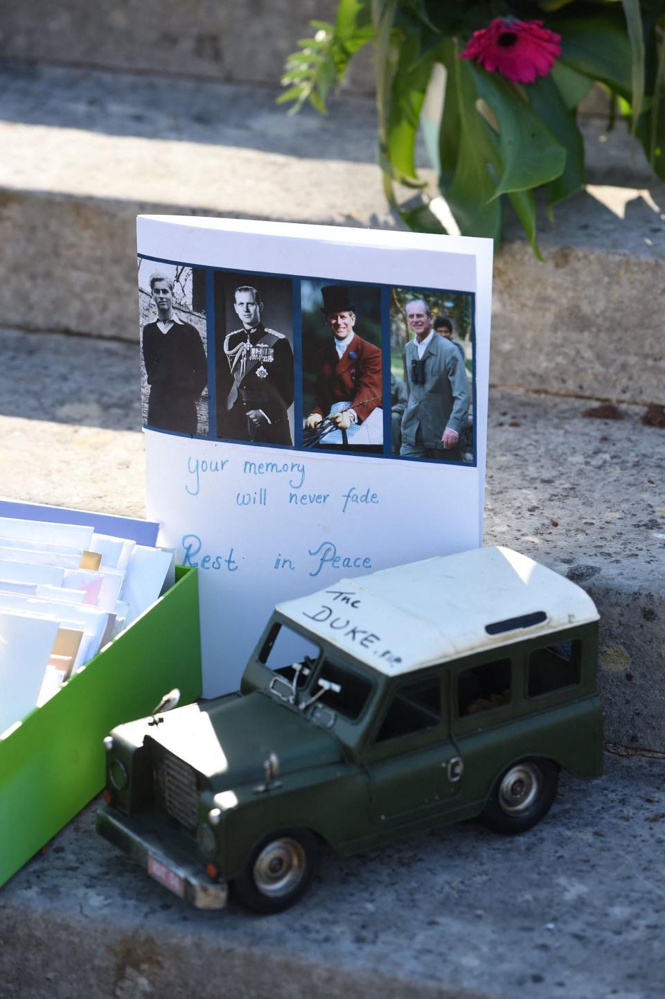 Prince Philip's passion for Land Rovers was well known among his fans. Someone even paid respects to the duke, following his death at 99 on April 9, by leaving a model version of a Land Rover outside Buckingham Palace as a message of condolence.