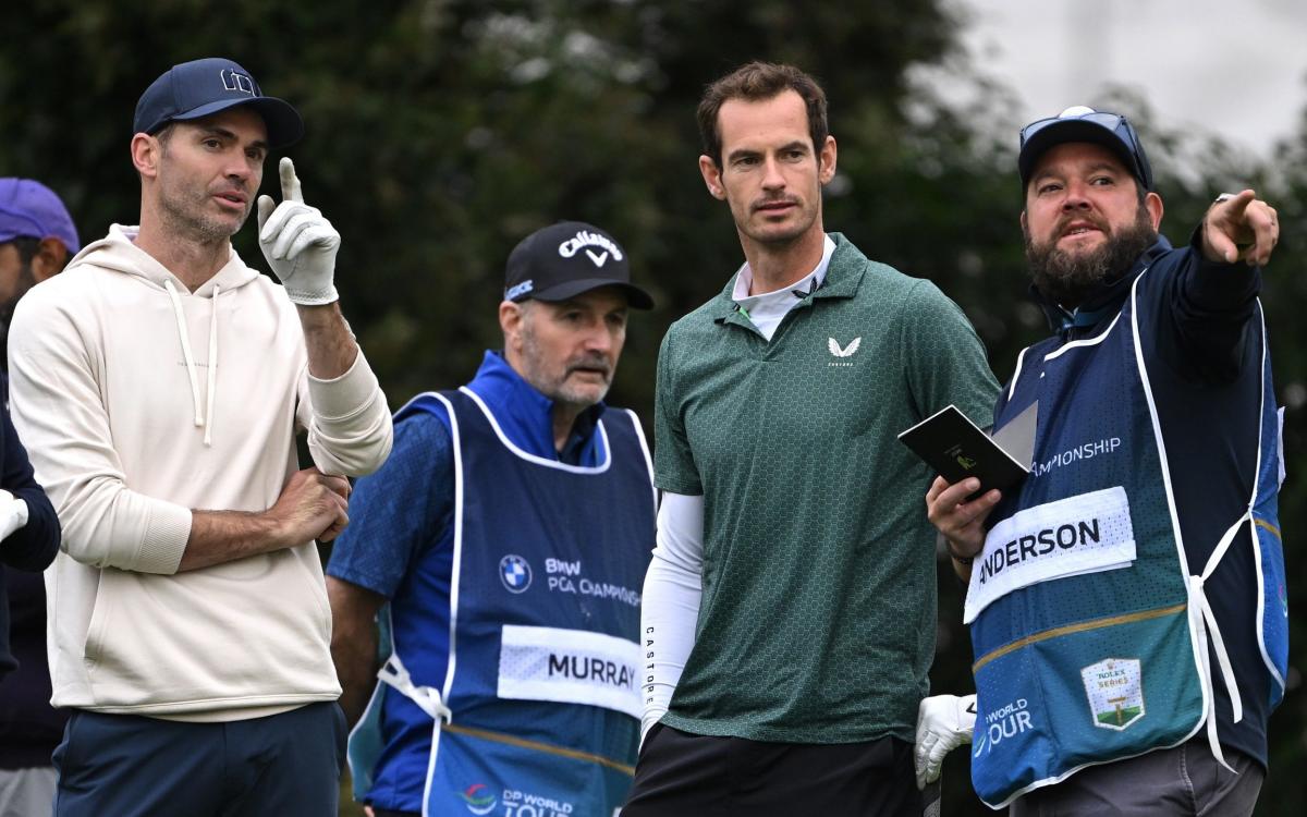 Sir Andy Murray committed one of golf’s cardinal sins at BMW Championship Pro-Am