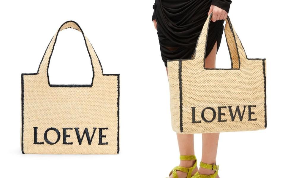 LOEWE這款草編托特包擁有極大容量、且外型極具識別  Photo Via:LOEWE