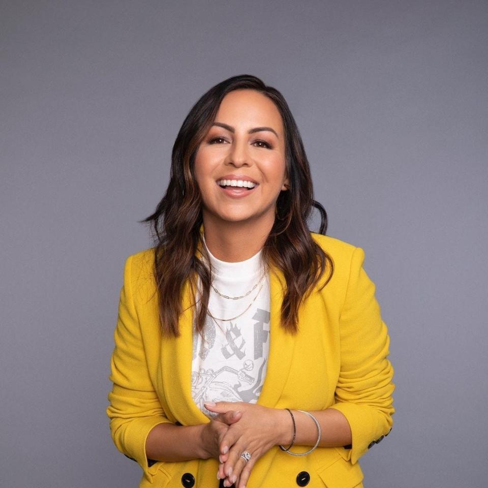 Anjelah Johnson-Reyes is a comedian and actress.