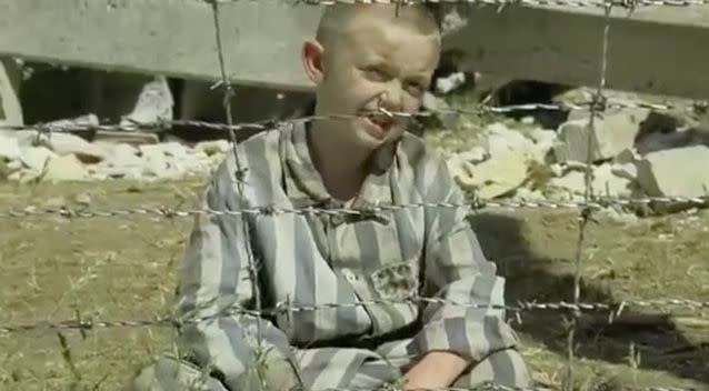 A website has been slammed for suggesting The Boy in the Striped Pyjamas as a Book Week costume. Photo: Miramax