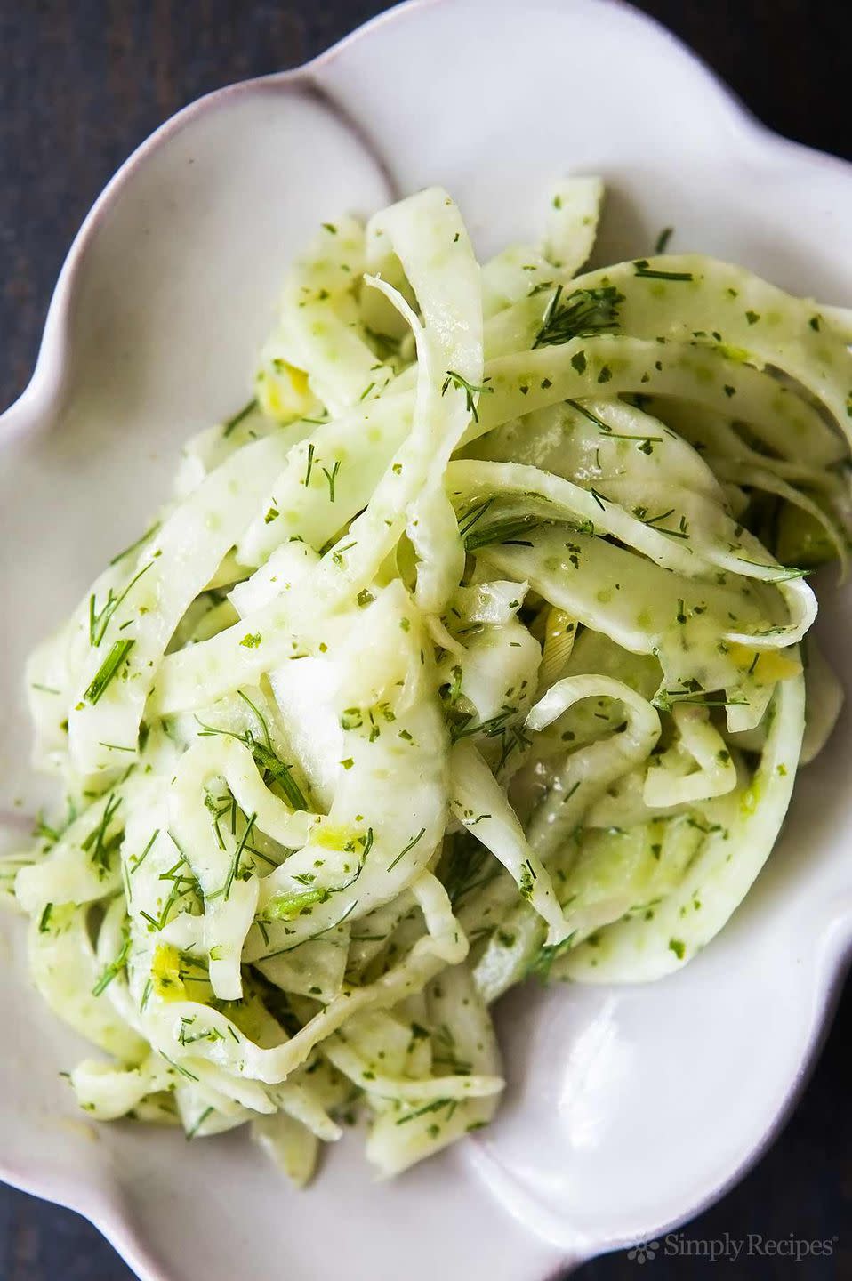 Fennel Slaw with Mint Vinaigrette