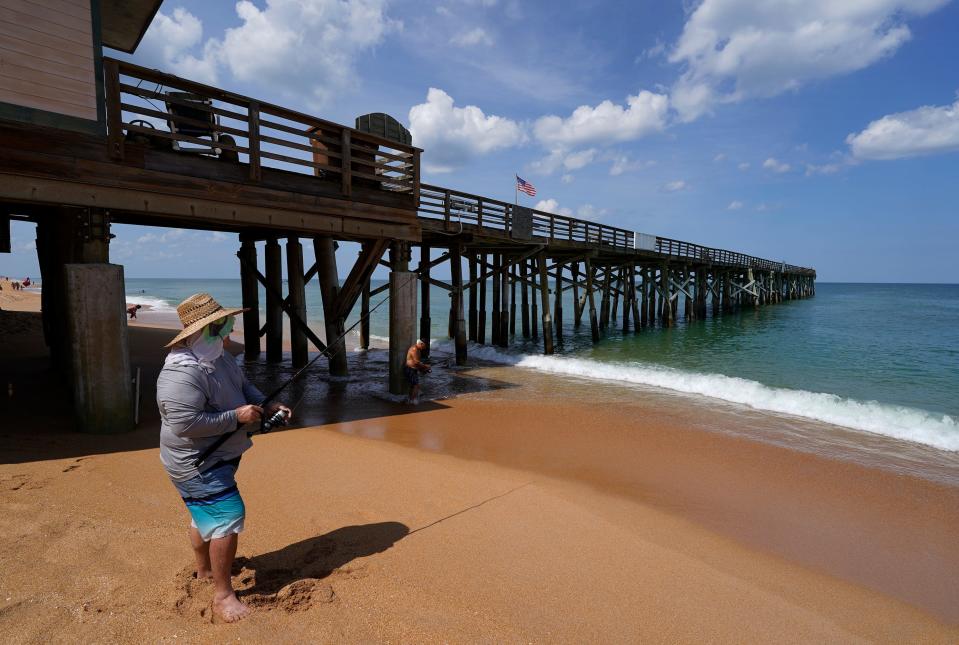 The Flagler Beach pier, pictured Tuesday, Aug. 8, 2023, has been closed since Tropical Storms Ian and Nicole last fall. Plans for a new pier are underway and the residents are encouraged to offer their feedback.