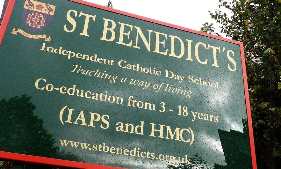 St Benedict’s Catholic school in Ealing, west London: sexual allegations against its teachers and abbots dated back to the 1970s.