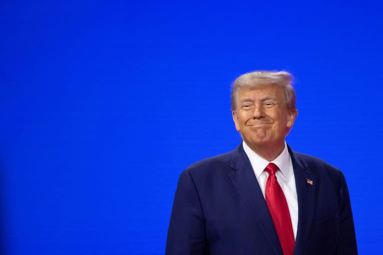 Donald Trump, en National Harbor, Maryland. (ROBERTO SCHMIDT / AFP)