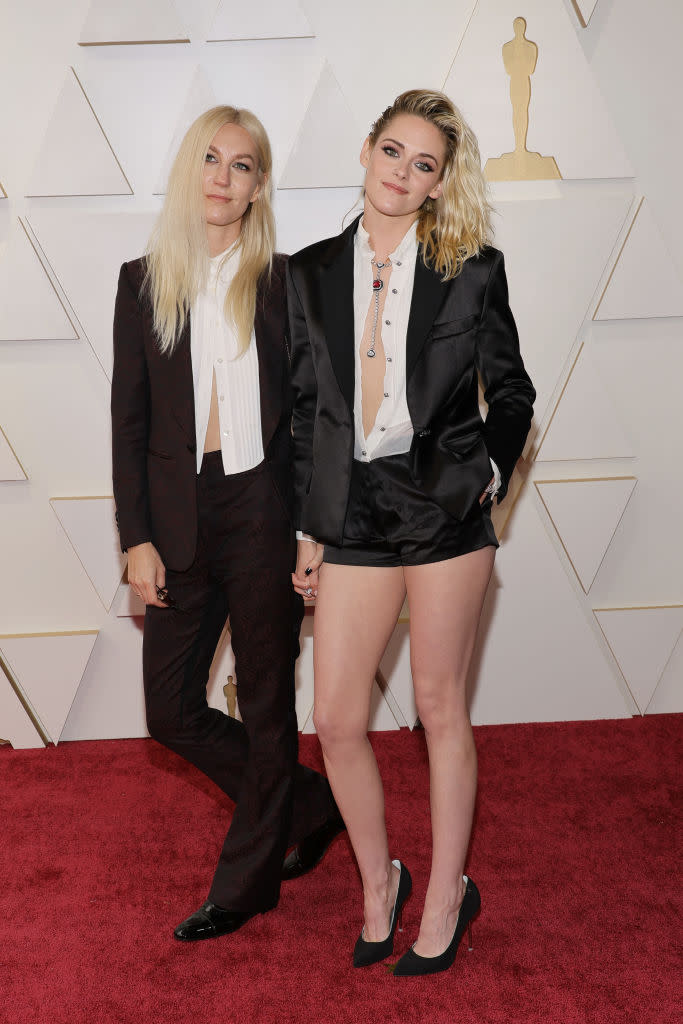 Stewart arrived at the event with her fiancee Dylan Meyer. (Photo by Mike Coppola/Getty Images)