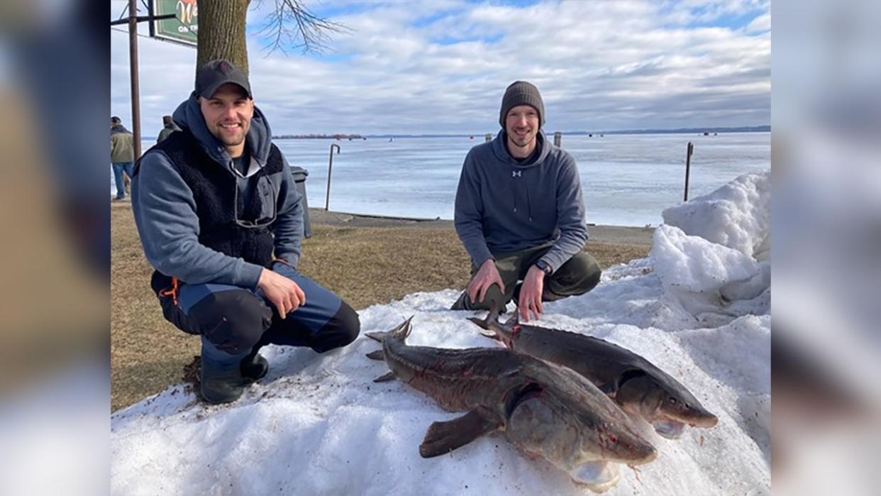 Winnebago system sturgeon spearing opens, ice conditions limit crowd