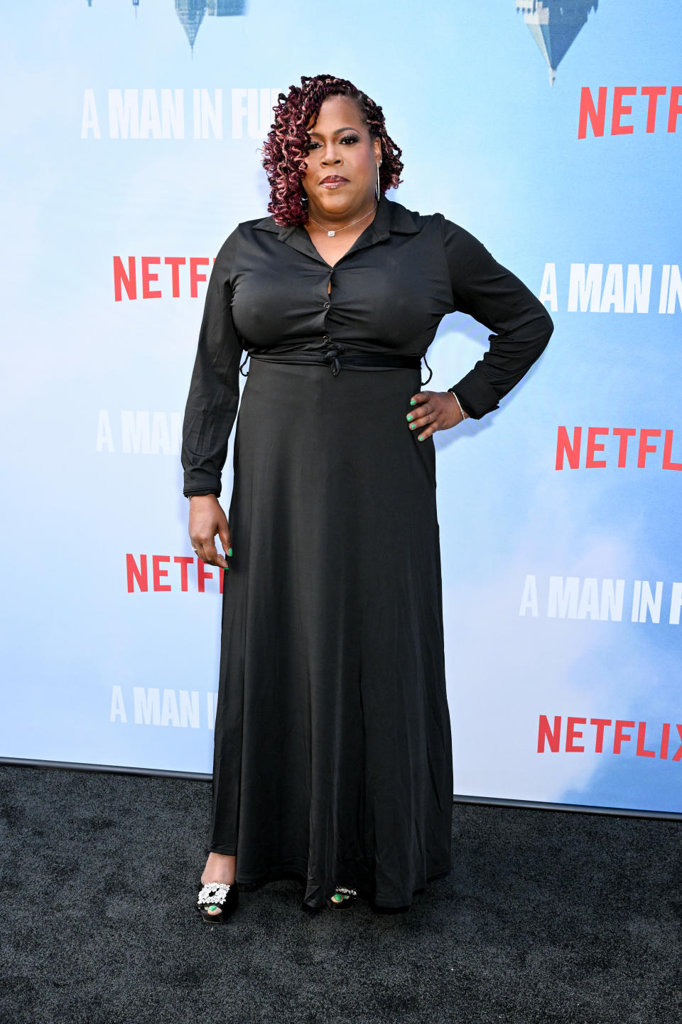 Reina King at "A Man in Full" Los Angeles premiere (Webdam/Gilbert Flores for Variety)