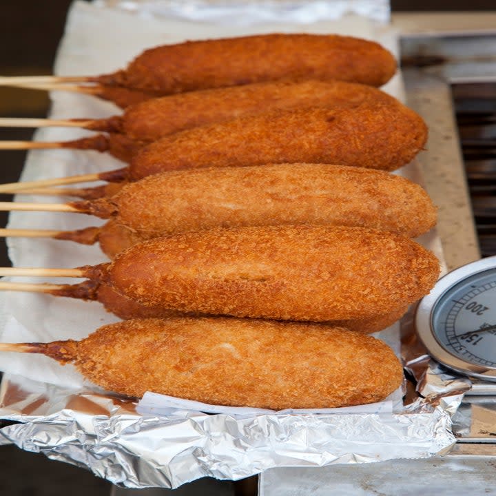 Korean corn dogs.