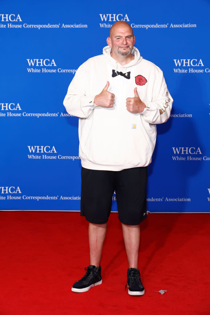 WASHINGTON, DC - APRIL 27: John Fetterman attends the 2024 White House Correspondents' Dinner at The Washington Hilton on April 27, 2024 in Washington, DC. (Photo by Paul Morigi/Getty Images)