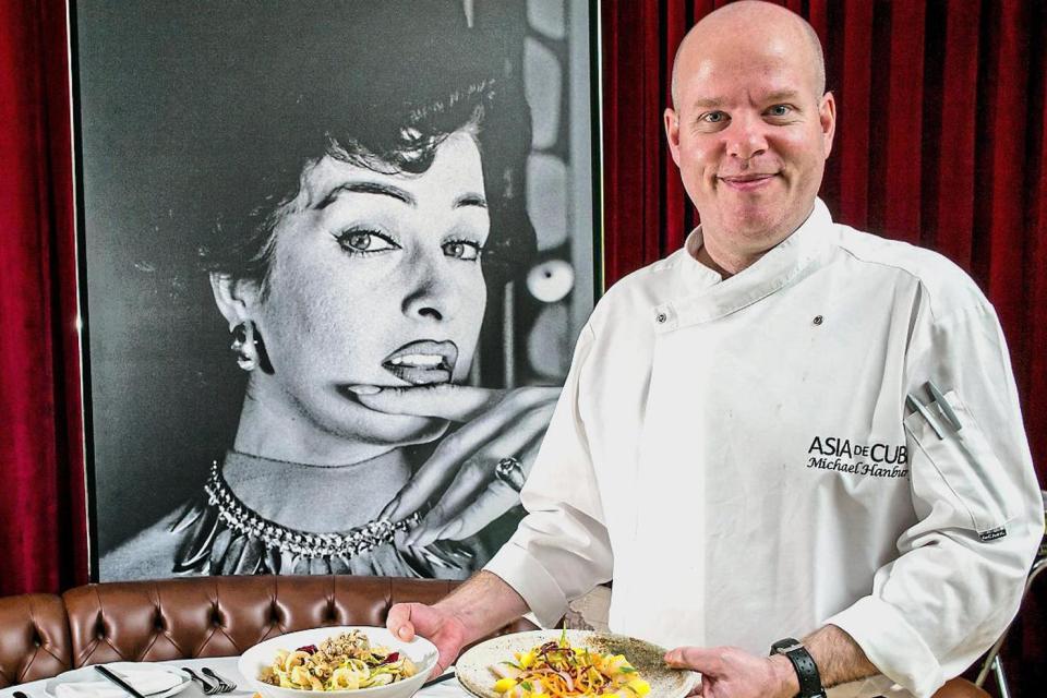 Innovative: head chef Michael Hanbury at Asia de Cuba in Covent Garden. The venue's team will be at the Night Market for six days: Alex Lentati