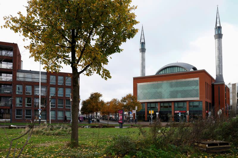 The Ulu Mosque stands in Kanaleneiland, an immigrant-dominated area of Utrecht