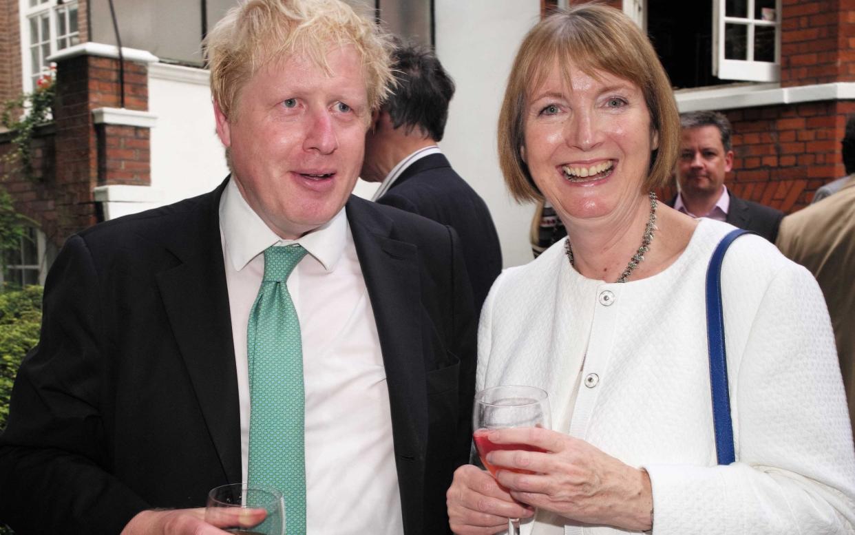 Boris Johnson and Harriet Harman Mp at Spectator Magazine Summer Party in 2015 - Alan Davidson/ Shutterstock