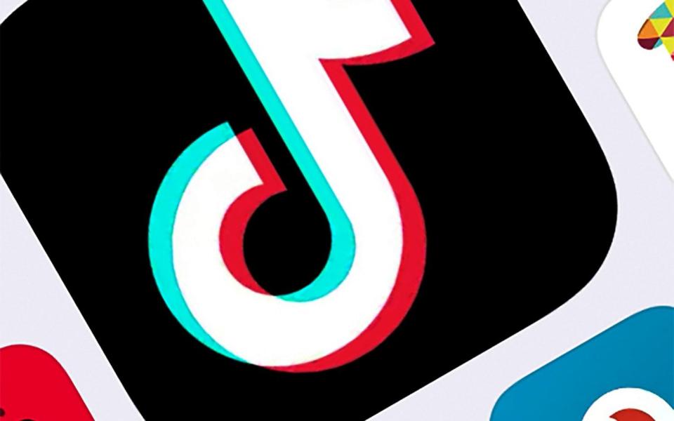 TikTok logo - AP