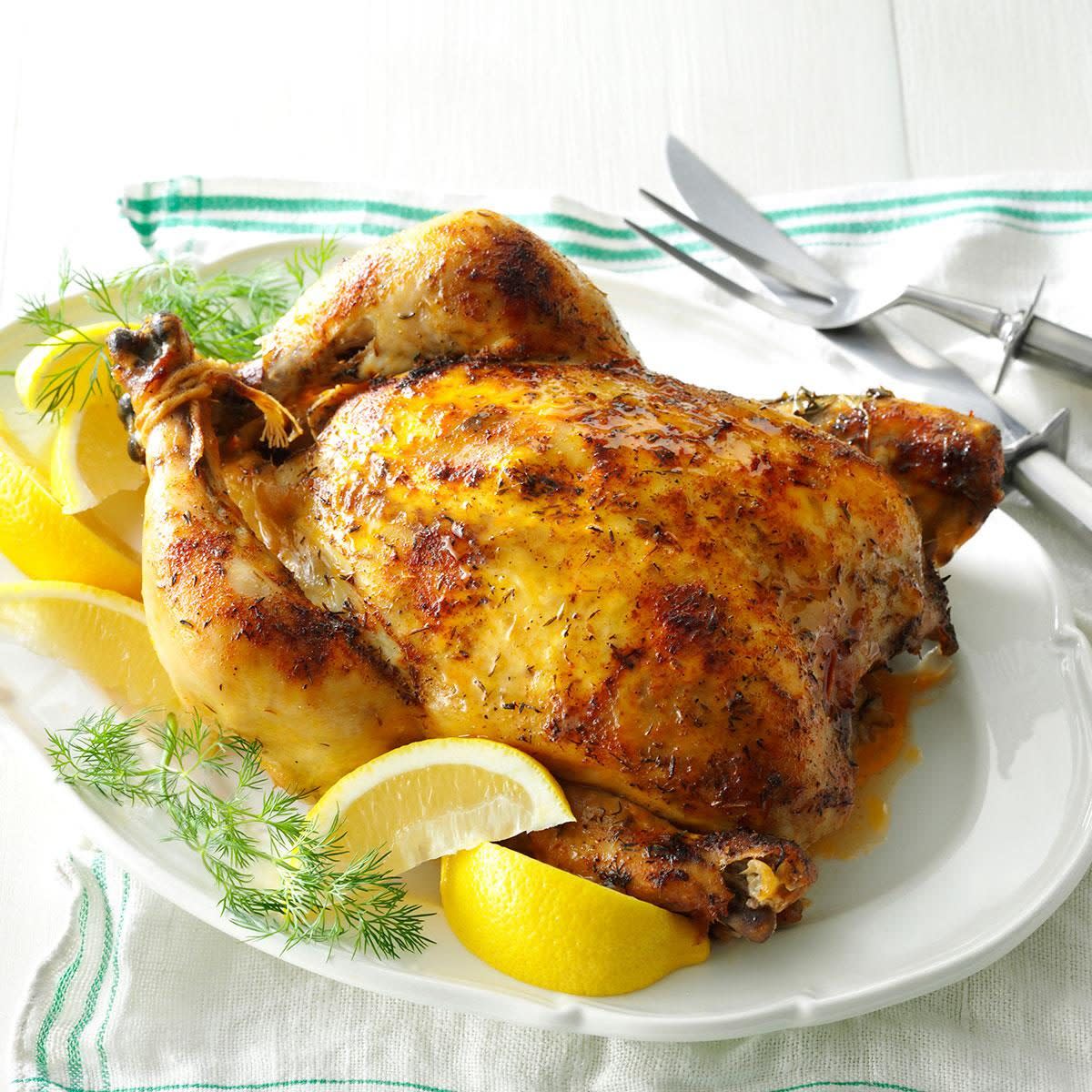 Inspired by: Cheesecake Factory Lemon-Herb Roasted Chicken