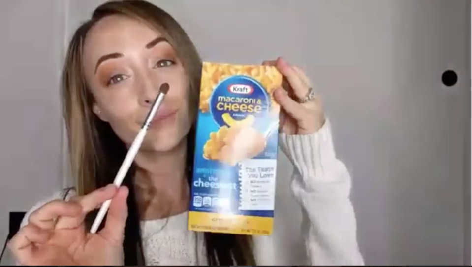 The #FaceFullofFoodChallenge Is the Makeup Tutorial You Never Wanted (But Can't Stop Watching)