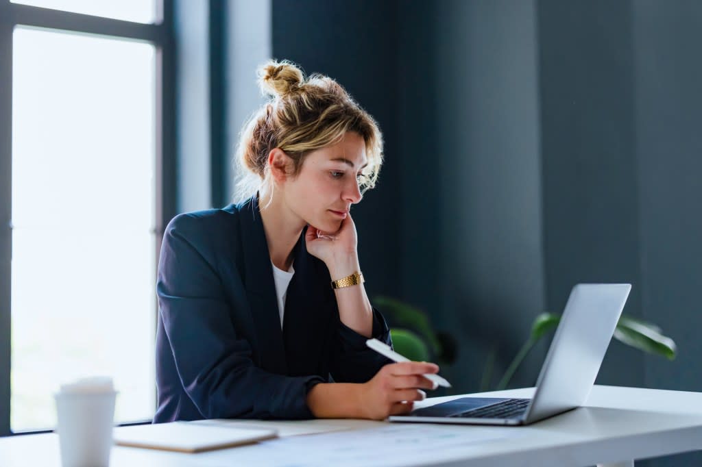 An investor assessing her portfolio.