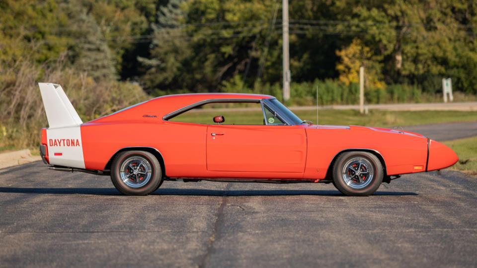 A 1969 Dodge Charger Daytona.