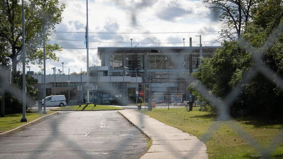 One of Me Marcoux's migrant clients who suffers from mental health problems is detained at the Rivière-des-Prairies jail in Montreal, on the grounds of flight risk.
