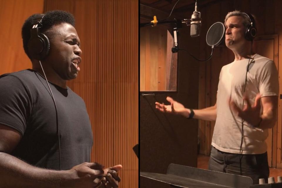 "Agony" - Gavin Creel and Joshua Henry - INTO THE WOODS (2022 Broadway Cast Recording). https://vimeo.com/753035181/b7aab29997