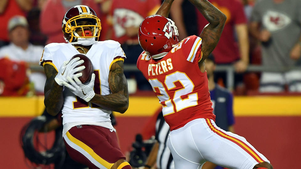 Terrelle Pryor in action Monday night. (AP)