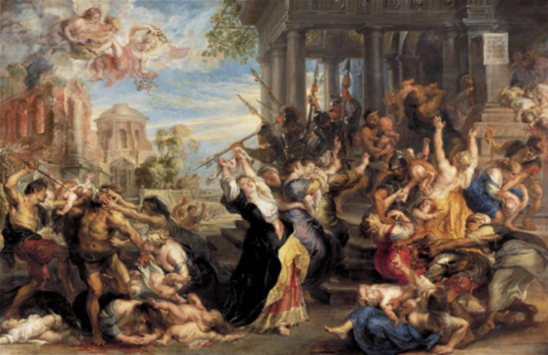 "Massacre of the Innocents" by Peter Paul Rubens, sold for $76.7 millions in 2002.