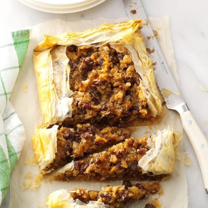 Lemony Walnut-Raisin Galette