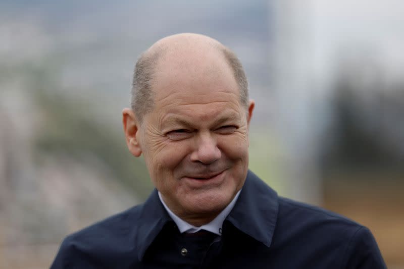 German Chancellor Scholz visits Freiburg