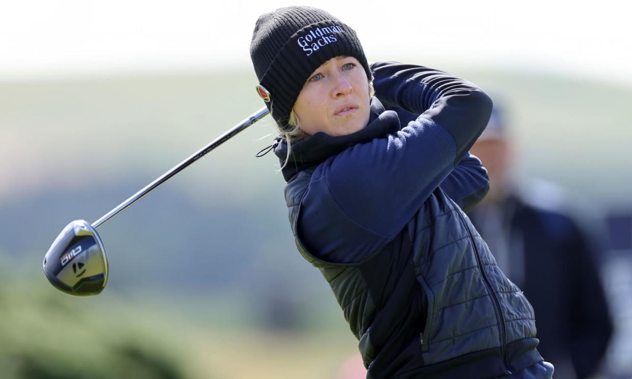 <span>Nelly Korda leads by three after two rounds of the Women’s Open, after recording just one dropped shot in her first 36 holes.</span><span>Photograph: Steve Welsh/PA</span>