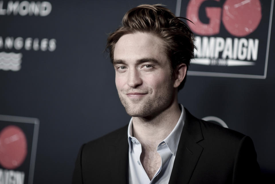 Robert Pattinson attends the 13th Annual Go Gala at NeueHouse Hollywood on Saturday, Nov. 16, 2019, in Los Angeles. (Photo by Richard Shotwell/Invision/AP)